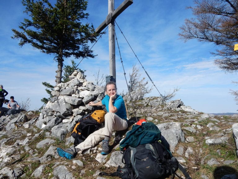 Mit der Sabine auf den Trämpl