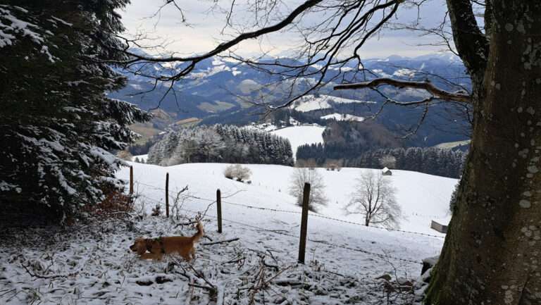 Wolken am Größtenberg bei Laussa